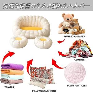 リラックスソファ カボチャ形 ビーズクッション...の詳細画像5