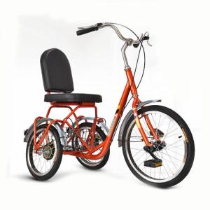 三輪自転車高齢者 大人用 シニア 向け 三輪 自転車 シニア転ばない自転車 3輪クルーザーバイク 女性 成人自転車高炭素鋼フレーム3輪巡洋艦のバイクトライククル