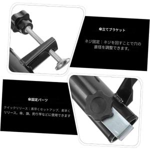 2 個入り ビーチパラソル固定クリップ プラス...の詳細画像2