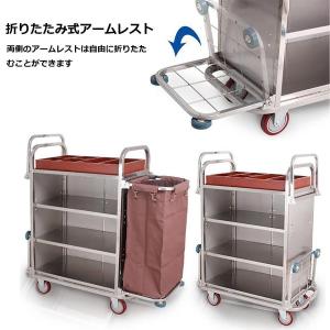 ホテルリネンカート ランドリーカート 多目的ク...の詳細画像1