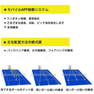 テニスボールマシン テニス自動球出し機 テニス...の詳細画像3
