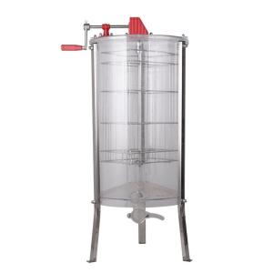 蜂蜜分離器 遠心分離機 採蜜機 2フレーム 手動式 遠心分離機 プロフェッショナル 蜂蜜分離器 ハニースピナー アクリル製の完全に透明なステンレス鋼ブラケット