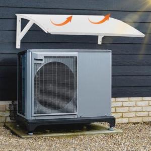 室外機 カバー 屋外用エアコンカバー 室外機 日除け 屋外用エアコンカバー 室外機カバー 雪対策 傾斜した上部日焼け防止機能付き高耐久エアコンユニット保護 室