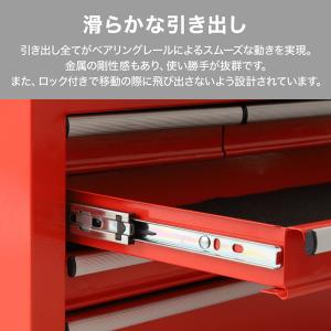 ツールボックス 工具 大型 工具箱 5段 鍵付...の詳細画像2
