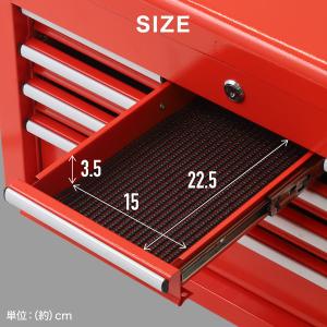 ツールボックス 工具 大型 工具箱 5段 鍵付...の詳細画像4
