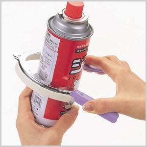 ガス抜き ビンオープナー スリーキング 缶 穴あけ スプレー缶 ガス缶 カセットガス ゴミだし ビンの蓋 瓶の蓋 蓋 オープナー 開ける マスダショップ 通販 Paypayモール