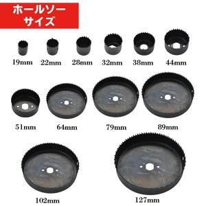 ホルソーセット 木工用 木工ホルソー 16点セ...の詳細画像1