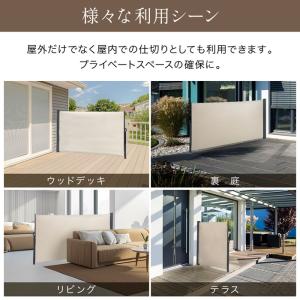 日よけシェード 自立 引き込み サイド オーニ...の詳細画像5
