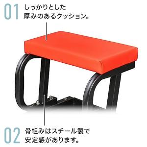 作業椅子 キャスター付き 作業チェア ワークシ...の詳細画像2