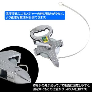 スチールメジャー 100m 巻尺 メジャー ス...の詳細画像1
