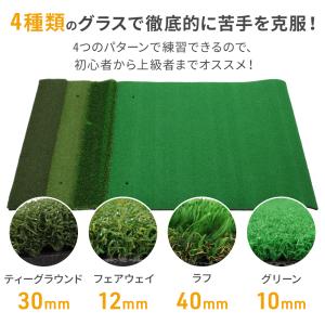ゴルフマット ゴルフ 練習 マット 練習用 室...の詳細画像1