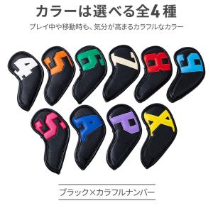 アイアンカバー セット 10個セット ヘッドカ...の詳細画像4