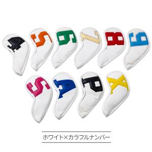 アイアンカバー セット 10個セット ヘッドカ...の詳細画像5