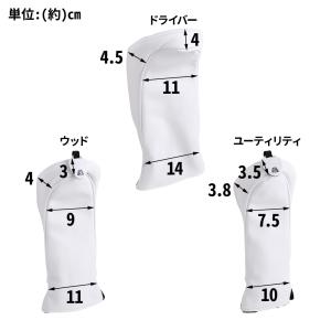 ゴルフクラブカバー ゴルフ ヘッドカバー クラ...の詳細画像4