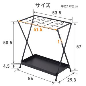 傘立て おしゃれ スリム 18本 外置き 屋内...の詳細画像3