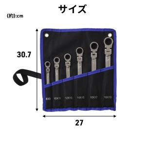 ラチェットレンチ ラチェットメガネレンチ ダブ...の詳細画像4