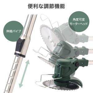 草刈り機 充電式 草刈機 バッテリー付 コード...の詳細画像3