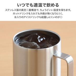 ジョッキ 樽型 真空断熱 マグカップ ステンレ...の詳細画像1