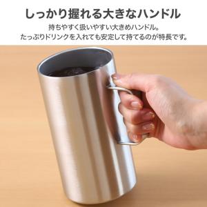 ジョッキ 樽型 真空断熱 マグカップ ステンレ...の詳細画像2