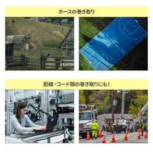 ホースリール ホース 巻き取り機 動噴ホースリ...の詳細画像2
