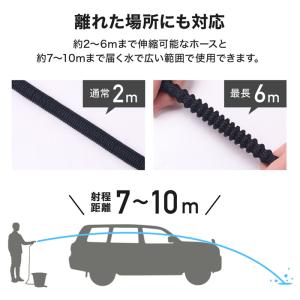 高圧洗浄機 コードレス バケツ 散水ホース シ...の詳細画像3