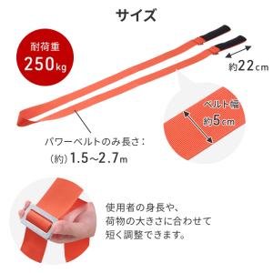 運搬ベルト 運搬用ベルト 引っ越しベルト 2本...の詳細画像3
