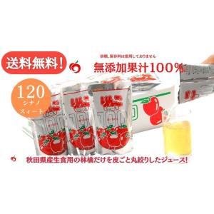 送料無料 JA秋田ふるさと 無添加 ふじ りんごジュース 20パック