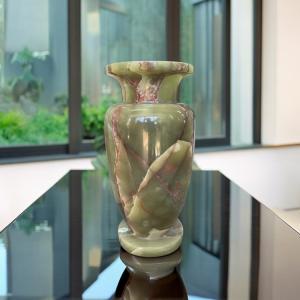 オニックス 花瓶 B オニキス インテリア 飾り 壺 天然石