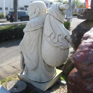 七福神【布袋】 天然砂岩彫刻 石像 和尚 店舗...の詳細画像2