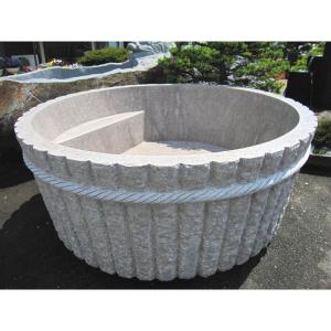 希少 天然 桶風呂 桜御影 大きい 大型 石 ...の詳細画像5