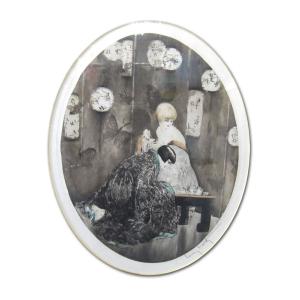 藤城清治 レフグラフ 「星空のともしび」 四季のメルヘン冬