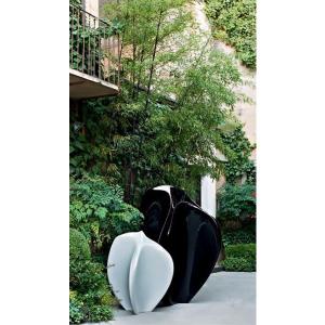 イタリア製デザイナーズプランター フロー 高さ120cm セラルンガ SD-920 樹脂製 大型の鉢 観葉植物 プラスチック フラワーポット 植木鉢 鉢植え 屋外 おしゃれ