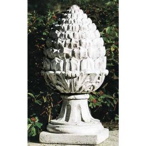 イタリア製石像（ガーデン オーナメント） 松ぼっくり（大