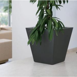 スペイン製 デザイナーズ プランター 角型コノ シングル 80 幅80cm 高さ80cm スクエア シンプル 植木鉢 樹脂 鉢カバー CONO QUADRADO VN-41180 ボンドム VONDOM