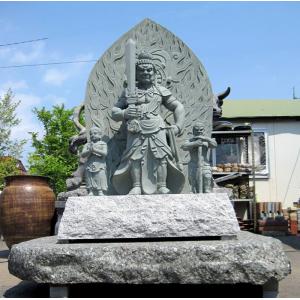 不動明王 不動三尊像 立像 仏像販売 仏像 石...の詳細画像1