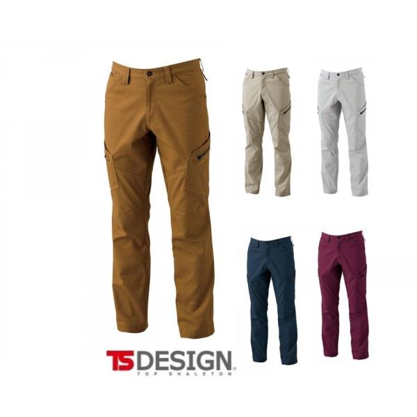 TS DESIGN 3514 5L〜6L コットンメンズカーゴパンツ 秋冬 TSDESIGN ティー...