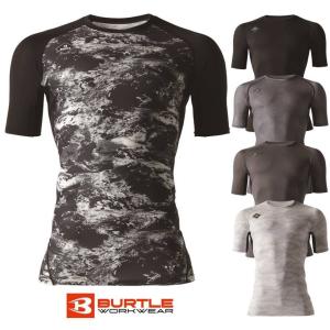 【送料無料】BURTLE バートル 4071 S〜XXL 超軽量 半袖 クール エアーフィット コンプレッション シャツ 作業服 作業着 吸汗速乾 消臭 UVカット｜masumi-shokai