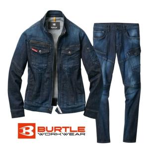 BURTLE バートル デニム 上下セット 531+532 SSS〜5L【秋冬】1万円(税別)以上送料無料 かんたん刺繍申込み 作業着 おしゃれ かっこいい セット割引