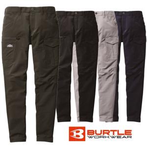 【送料無料】BURTLE バートル ストレッチ カーゴパンツ 9512  春夏 裾上げ 作業着 作業着 2022年最新作 吸汗速乾 作業ズボン