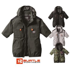 【2025年モデル・送料無料】バートル エアークラフト 半袖 ブルゾン AC1156 S〜3XL 刺繍 BURTLE 服のみ 作業服 作業着