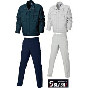 Slash 長袖ブルゾン 上下セット S 5l かんたん刺繍申込み シンメン ストレッチ ジャンパー 上下組 作業服 作業着 かっこいい おしゃれ 安い Sset はたらくヒト支え隊 通販 Yahoo ショッピング