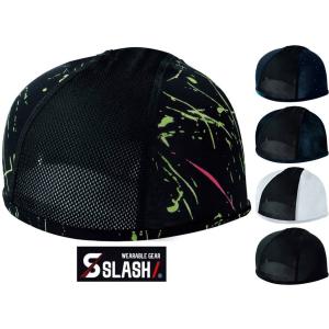 SLASH クール インナーキャップ 接触冷感 汗取り シンメン