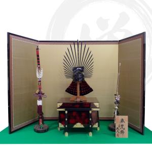 吉徳大光 五月人形 江戸甲冑 広岡永豊作 兜飾り 甲冑飾り 和紙小札