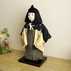 久月 市松人形 13号 男の子 ケース飾り 齊藤公司作 金糸加工 雛人形