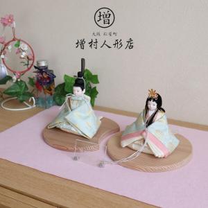 アウトレット品 雛人形 五人揃い ケース飾り 江戸木目込み雛 紅白梅 五