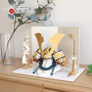 久月 【100周年記念祭】五月人形 子供大将飾り 平飾り 武者人形 高