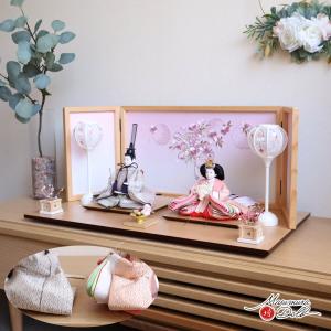 ひな人形 お道具単品 ひなお道具9点セット 溜塗 牡丹桜 30号 : 人形の