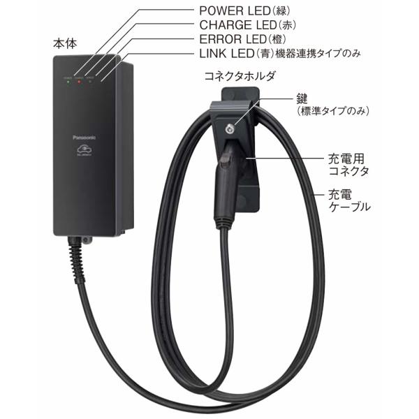 パナソニック(Panasonic) EV・PHEV充電用 充電器 ELSEEV hekia S Mo...
