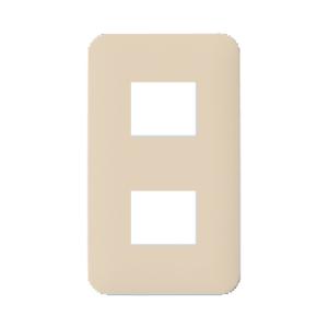 パナソニック(Panasonic) コスモシリーズワイド21 コンセントプレート(2コ用)(ラウンド...