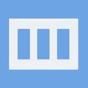 パナソニック(Panasonic) コスモシリーズワイド21 コンセントプレート(3+3+3コ用)(...